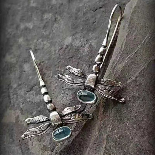 Vintage Dragonfly  Earrings