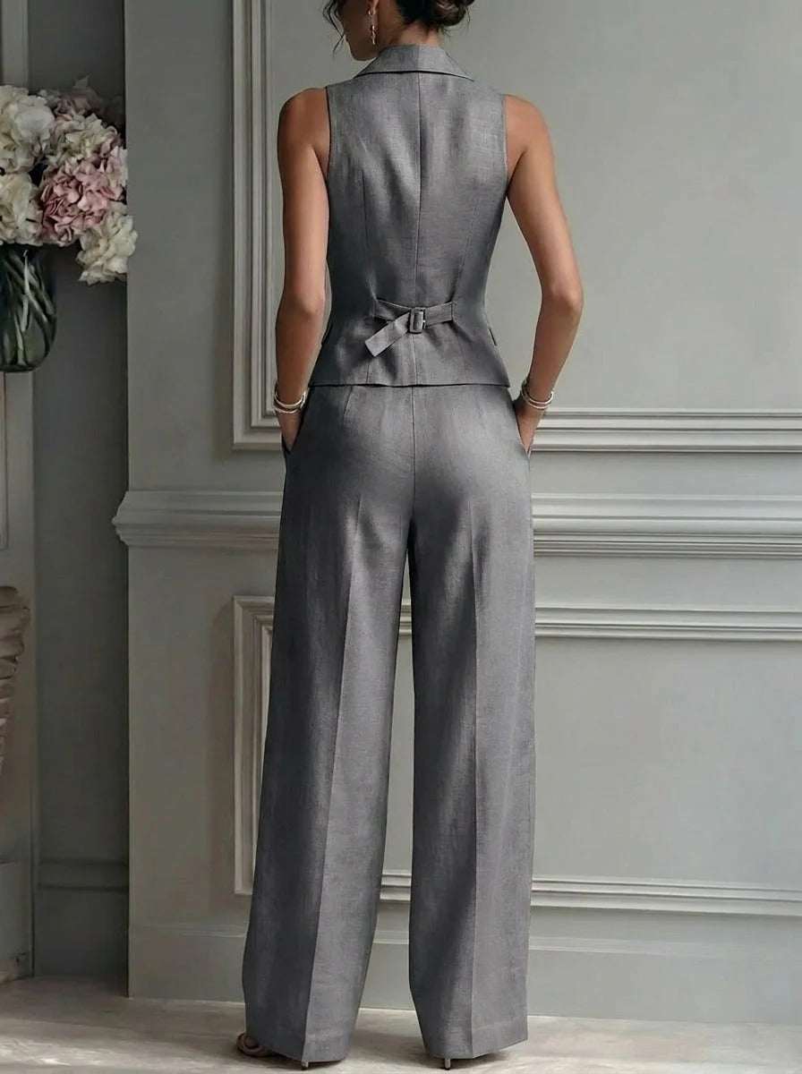 Daniela | Elegant Waistcoat Two-Piece Set