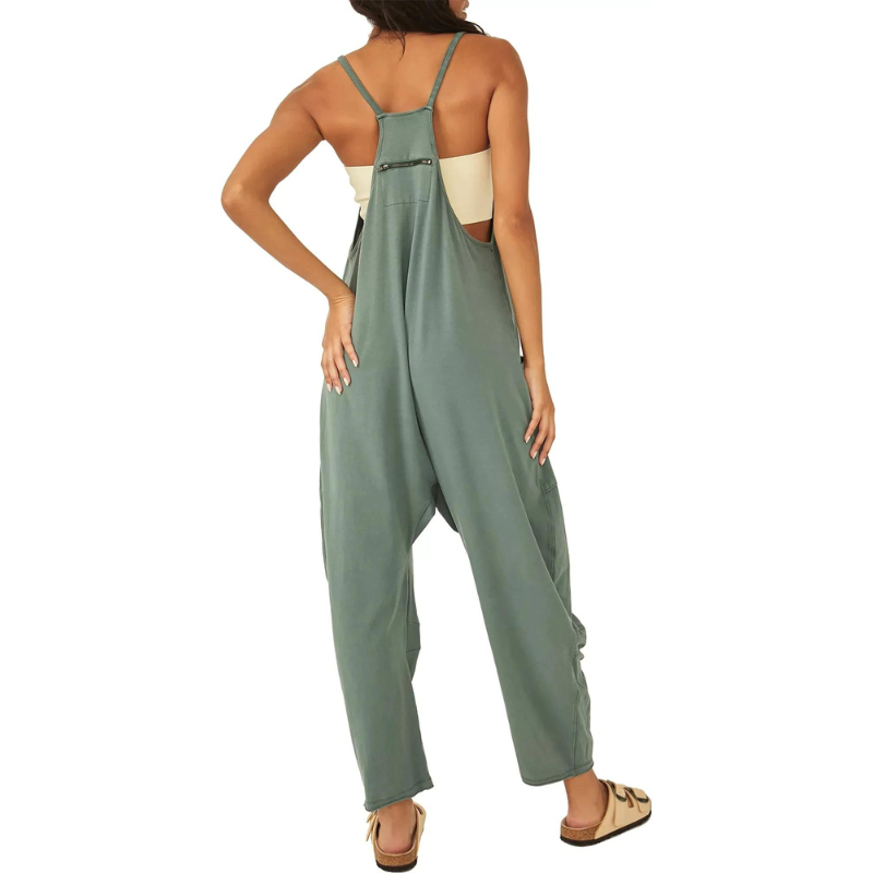 Una™ | Elegant Long Cotton Jumpsuit