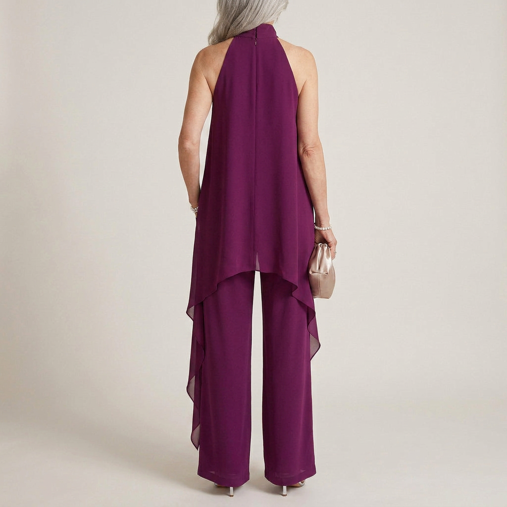 Giorgia | Elegant Halter Neck Two-Piece Set