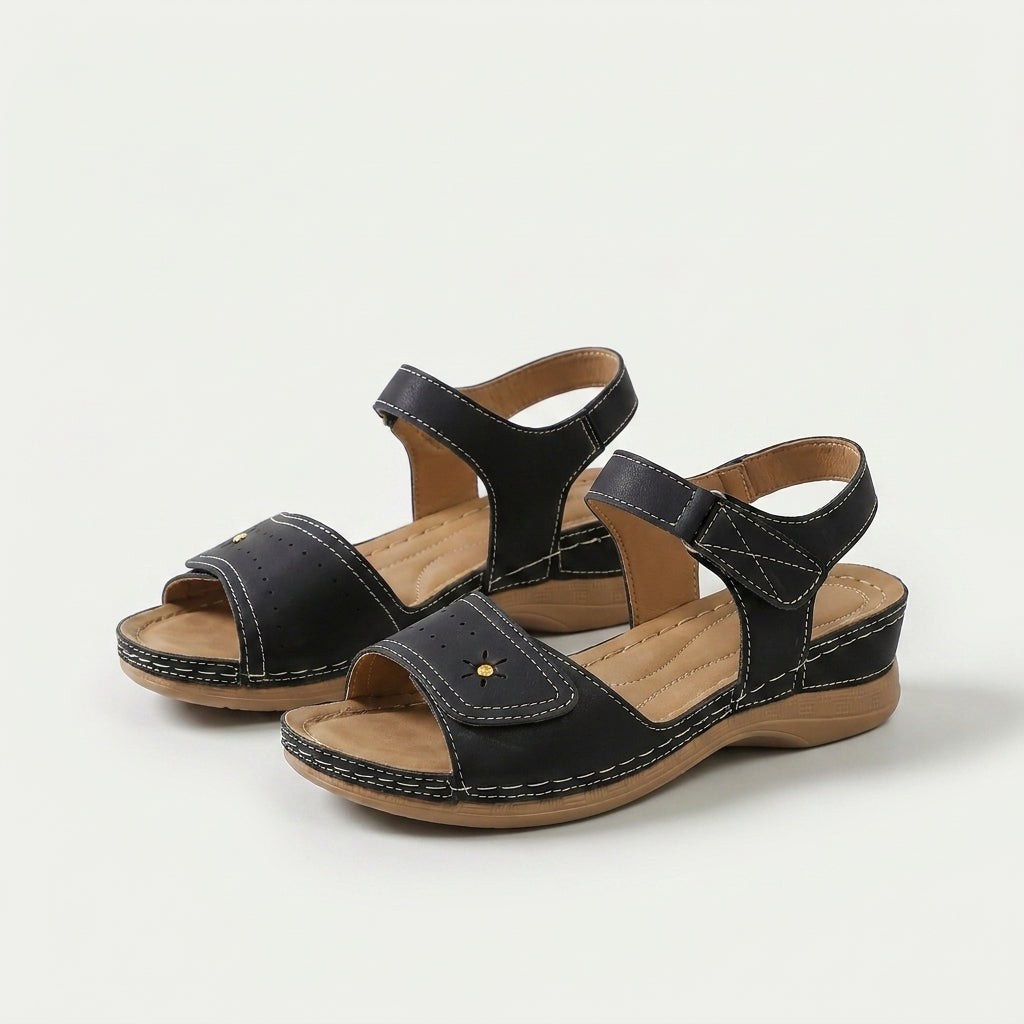 Liana – Lightweight Summer Sandal with Velcro Closure