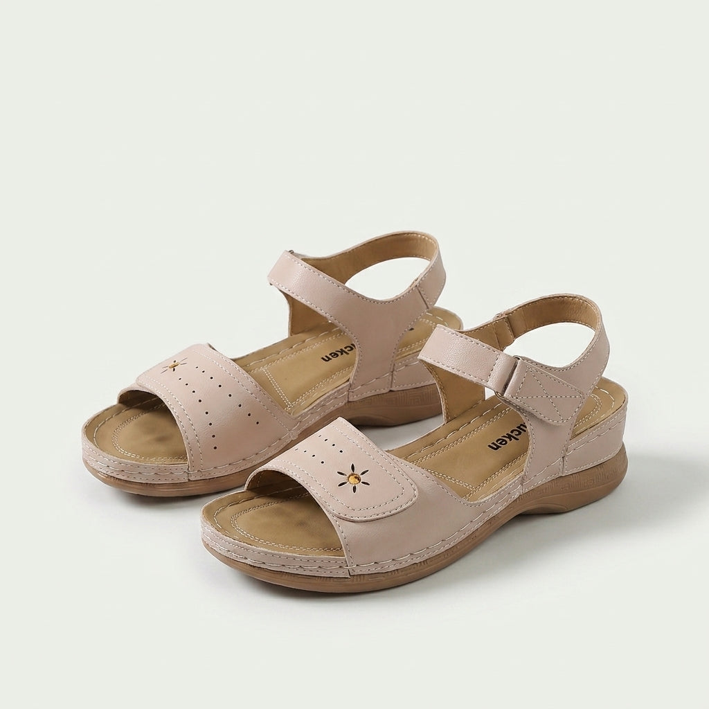 Liana – Lightweight Summer Sandal with Velcro Closure