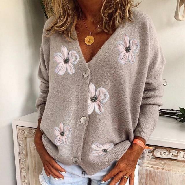 Lux™ | Elegant Floral Cardigan
