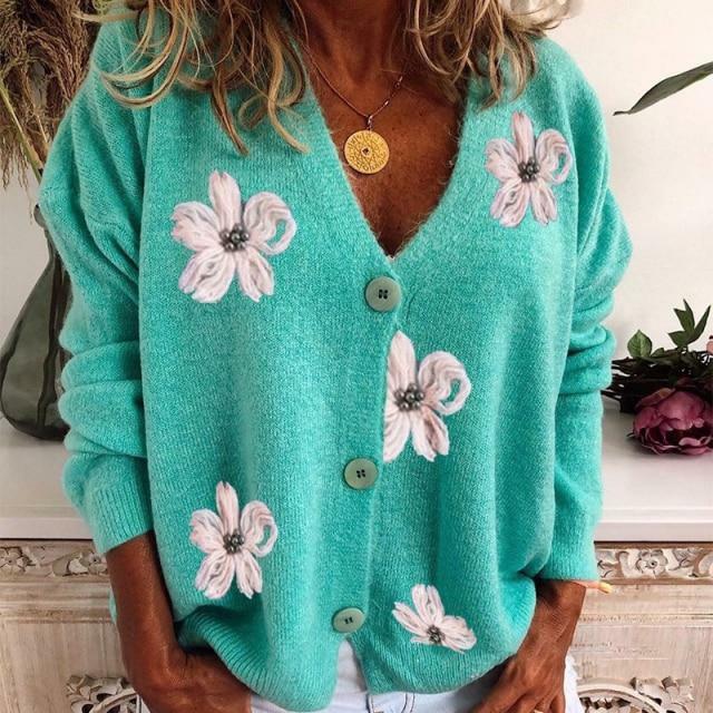 Lux™ | Elegant Floral Cardigan