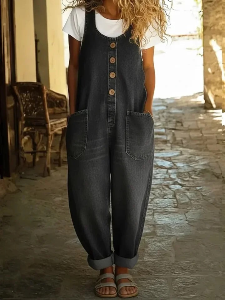 Ruth™ | Vintage Washed Denim Overall