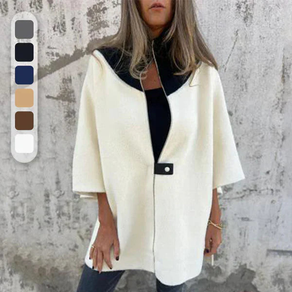 Rhea™ | Wool Cape Jacket