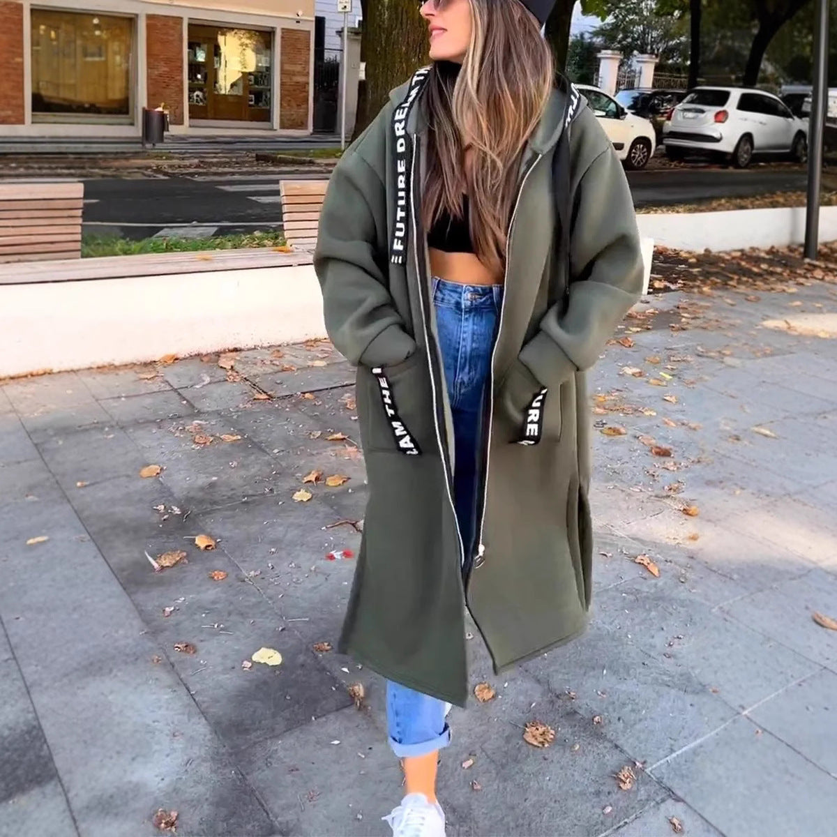 Jaouda™ | Elegant Long Hoodie Sweatshirt