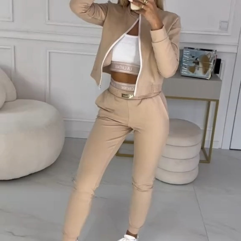 Spina™ | Chic 3-Piece Tracksuit Set